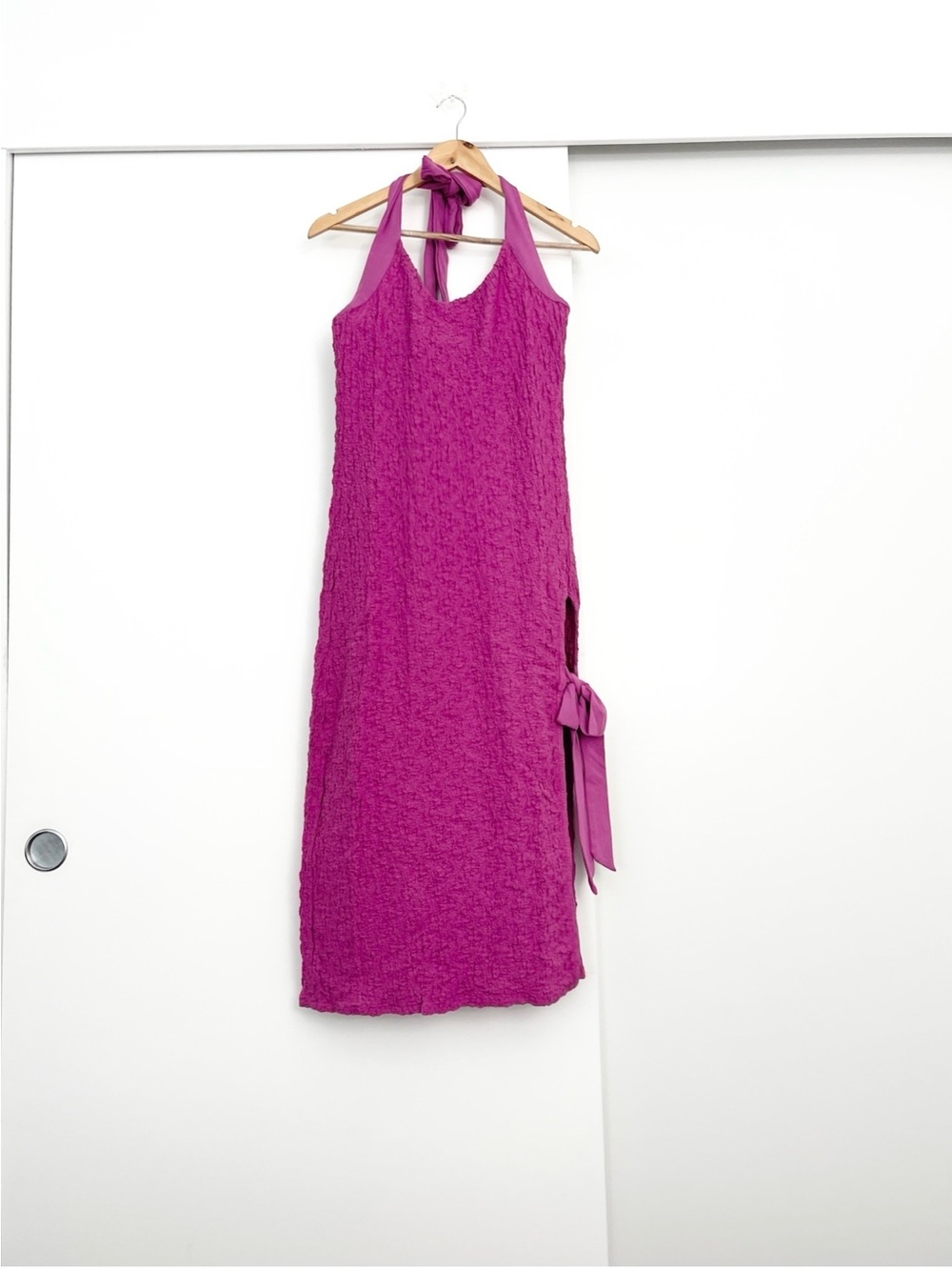 NWOT Free People Sexy Halter Sea Foam Midi / Maxi Dress Size Small